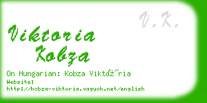 viktoria kobza business card